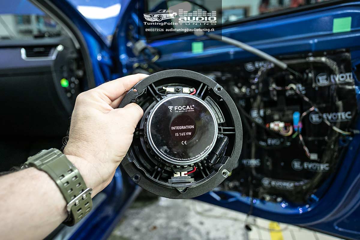 OEM zlepšenie zvuku Škoda Octavia 3 Focal Evotec